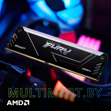 Оперативная память Kingston FURY Beast RGB 2x32GB DDR4 PC4-28800 (KF436C18BB2AK2/64) картинка 5